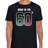Sixties feest t-shirt / shirt made in the 60s - zwart - voor heren -  60s feest shirts / verjaardags shirts / outfit / 60 jaar