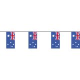 3x Papieren slinger Australie 4 meter - Australische vlag - Supporter feestartikelen - Landen decoratie/versiering