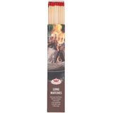 Fancy Flames BBQ/Barbecue lucifers - 30x - lange lucifers - 21 cm