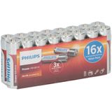 48x Philips power AA batterijen 1.5 volt - LR6 - alkaline - batterijen / accu