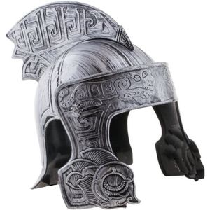 Ridder helm zilver voor volwassenen