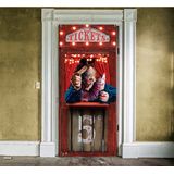 Fiestas Horror deur scenesetter/deurposter - Horrorclown/circus - Halloween thema versiering - 180 x 80 cm