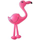 Opblaasbare flamingo en papegaai