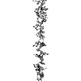 Muziek thema feest decoratie set - 16x ballonnen 23 cm - 1x slinger 7,5 m- zwart - muzieknoten