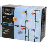 Lumineo Kerstverlichting - 100 LED - multi-kleur - schakelbaar - 10 meter