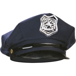 Verkleed Politiepet voor volwassenen - Carnaval hoeden/petjes