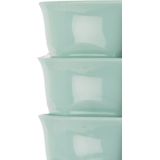 Plasticforte Verjaardag/kinderen/camping drink bekers - 4x stuks - 300 ML - mintgroen - kunststof - onbreekbaar