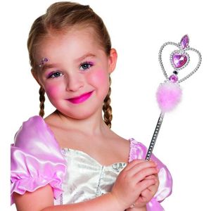 Prinsessen toverstaf roze 32 cm