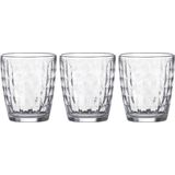 LAV water/drinkglazen Artemis - gedecoreerd glas - 6x stuks - 340 ml