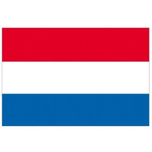 3x Luxe vlaggen Nederland 100 x 150 cm - Hollandse vlag - luxe kwaliteit