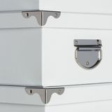 5Five Opbergdoos/box - wit - L44 x B31 x H15 cm - Stevig karton - Whitebox
