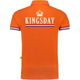 Luxe Kingsday poloshirt - 200 grams katoen - Kingsday - oranje - heren - Kingsday kleding/ shirts