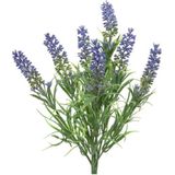 5x stuks lavandula/lavendel kunstplant 34 cm bosje/bundel - Kunstplanten/nepplanten