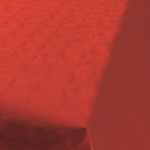 Rood Papieren Tafellaken/Tafelkleed 800 X 118 cm Op Rol