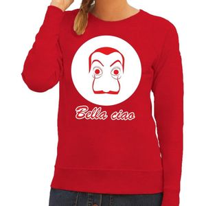 Salvador Dali bankovervaller sweatshirt rood voor dames - Bella Ciao