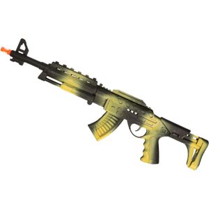 Toi Toys AK47 Ratel Geweer zwart/groen - Militair AK47 - Soldaat Geweer