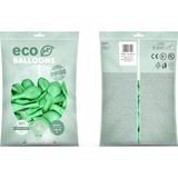 200x Mintgroene ballonnen 26 cm eco/biologisch afbreekbaar - Milieuvriendelijke ballonnen