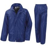 Regenpak winddicht kobalt blauw voor meisjes - Regenjas / regenbroek - Regenkleding voor kinderen