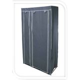 Storage Solutions Kast - mobiel kledingkast - 6-vaks - opvouwbaar - grijs - 174 cm