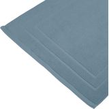 Atmosphera Badkamerkleed/badmat voor vloer - 50 x 70 cm - Blauw