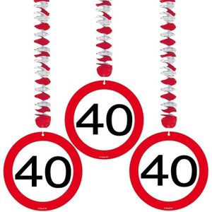 6 x Rotorspiralen 40 jaar verkeersborden