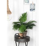 Mica Decorations Areca Palm Kunstplant in Bloempot Stan - H45 x Ø60 cm - Groen