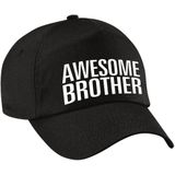 Awesome brother pet / cap zwart voor heren - baseball cap - cadeau petten / caps voor broer / broertje