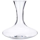 Set van 2x stuks glazen wijn karaffen / decanteer kannen 1,4 liter 21 x 21 cm - Wijn schenkkan