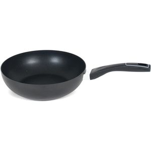 San Ignacio Gusto - Zwarte Aluminium Wokpan 28 cm - Anti-aanbaklaag