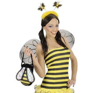 Bijen diadeem/haarband voor volwassenen - Verkleed accessoires bijenpak/kostuum/jurk