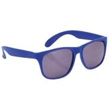 6x stuks voordelige blauwe party zonnebrillen - Verkleedbrillen - Voor volwassenen