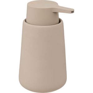 5Five Zeeppompje/dispenser - Cocoon - kunststeen - beige - 15 cm - 300 ml - Badkamer/toilet/keuken