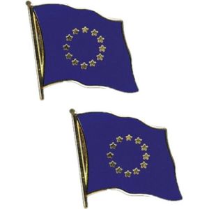 4x stuks supporters pin/broche/speldje vlag Europa - Landen thema  feestartikelen (cadeaus & gadgets) | € 11 bij Shoppartners.nl | beslist.nl