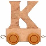 Houten letter trein K