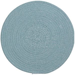 Ronde placemat groen - katoen - 38 cm - Onderleggers