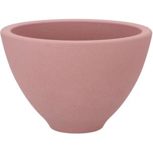 DK Design Bloempot/plantenpot Vinci - lichtroze mat - voor kamerplant - D15 x H23 cm