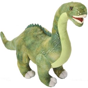 Pluche dinosaurus Diplodocus knuffel 38 cm -  Dinosaurus dieren knuffels - Speelgoed