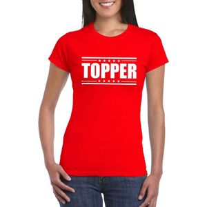 Topper t-shirt rood dames