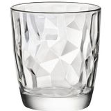 6x Stuks waterglazen/sapglazen 305 ml - Diamond - Drinkglazen - Water/sapglas