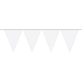 5 stuks Vlaggenlijnen/slingers XXL wit 10 meter