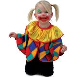 Peuter verkleed poncho clown