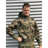 Vest met camouflage print