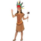 Indiaan/indianen jurk verkleedset / kostuum voor meisjes- carnavalskleding - voordelig geprijsd