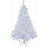 Witte kunst kerstboom/kunstboom 150 cm - Kunst kerstbomen / kunstbomen