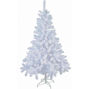 Witte kunst kerstboom/kunstboom 150 cm - Kunst kerstbomen / kunstbomen
