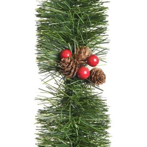 Kerstversiering folie/lametta slingers 270 cm - Kerstversiering en kerstdecoraties