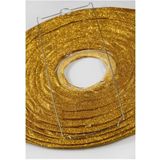 Lampionstokje 50 cm - met lampion - gouden glitters - D25 cm - Sint Maarten