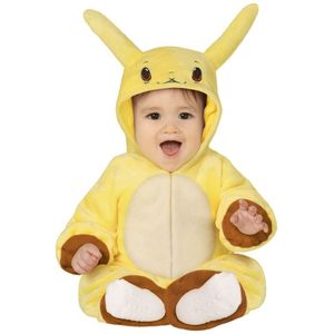 Cartoon gele chinchilla kostuum voor baby/peuter 12-24 maanden - Dierenpak onesie/jumpsuit - Verkleedpakken