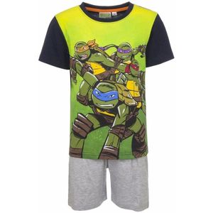 Shortjama Ninja Turtles grijs kinder pyjama
