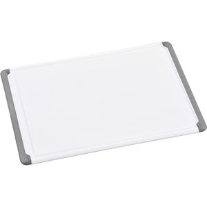 Kunststof snijplank wit 30 x 43 x 0.9 cm - Keukenbenodigdheden - Goede stevige kwaliteit